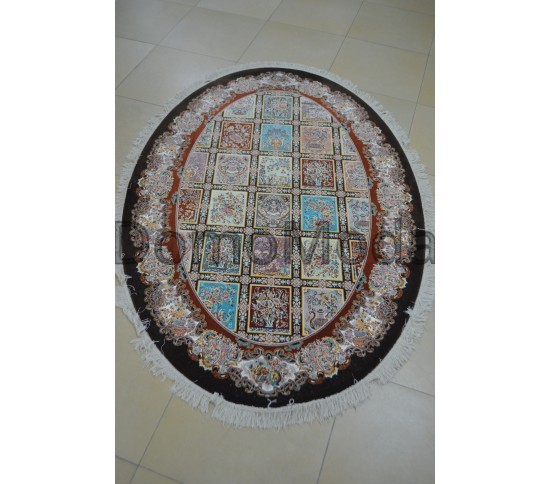 Іранський килим Diba Carpet Farah brown-cream-blue - Висока якість за найкращою ціною в Україні